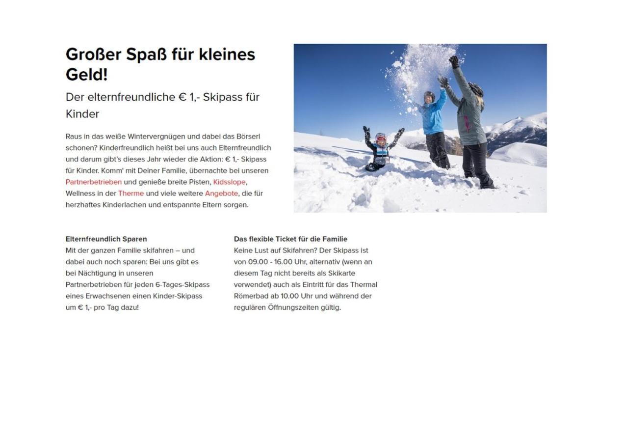 Bad Kleinkirchheim Rmg Family Apartments ภายนอก รูปภาพ